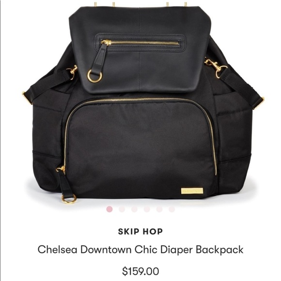 Skip Hop Chelsea Downtown Chic Multi Compartment Backpack Diaper Bag - Picture 15 of 15